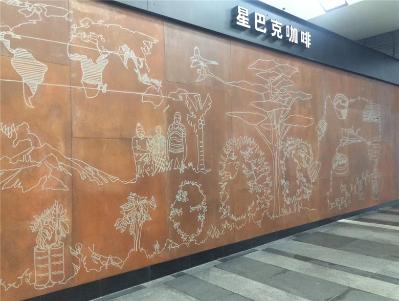 龙湾耐候钢幕墙